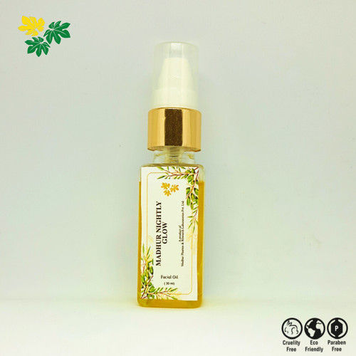 100% Herbal Facial Skin Oil With Jojoba, Olive, Almond And Chamomile Extract