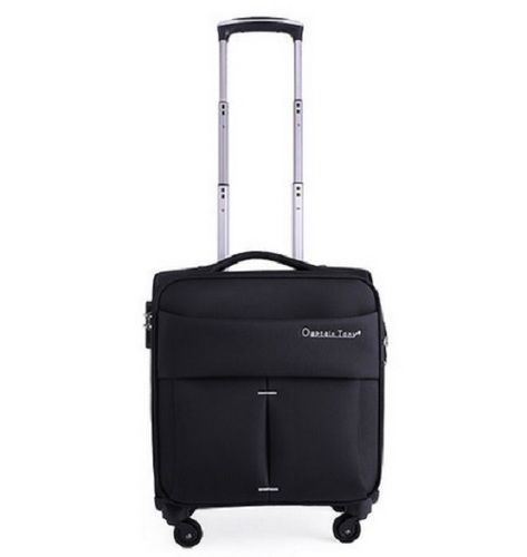 Red 4 Wheel Nylon Black Trolley Bag For Traveling, Weight 3-4 Kg, Capacity 20-30 L