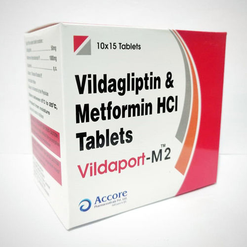 Metformin + Vildagliptin Tablet Or Vildaport M2 Tablet Specific Drug