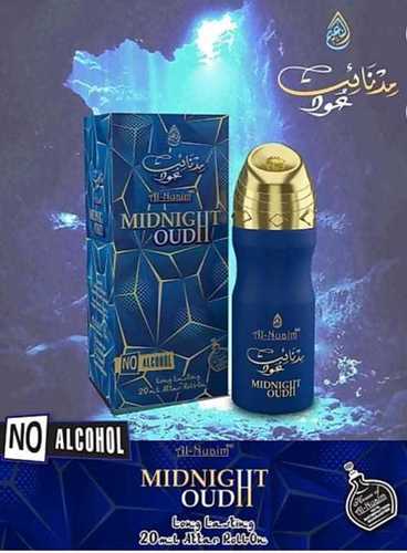 Midnight Oud Roll On Attar Perfume With Non Alcoholic Suitable For: Personal Care