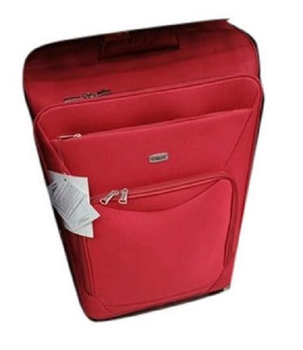 Portable Red Leather Trolley Bag For Traveling, Weight 6-8 Kg, Capacity 60-80 Liter
