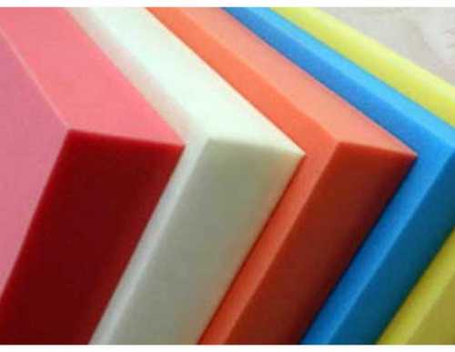 Plain Rectangular Shape Polyurethane Foam Sheet Available In Various Colors