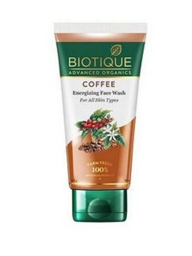 100% Herbal Coffee Extract Face Wash Gel For Deep Cleansing And Healthy Tone