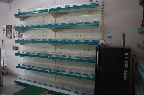 5 Shelves Metal Movable Unit Open Type Medical Racks, Size: H 7ft X L 4ft