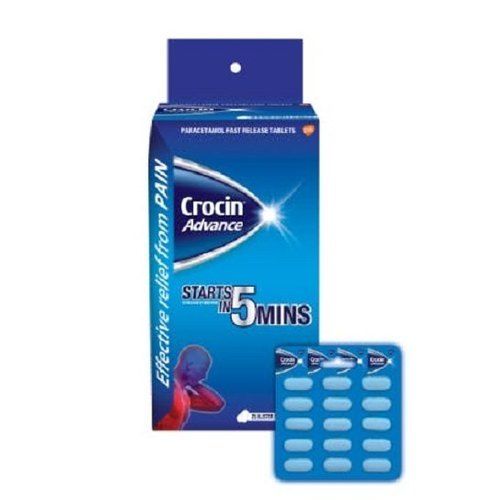 Crocin Advance Tablets Ingredients: Paracetamol