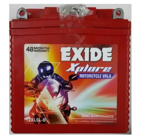 Exide Bike Battery - Nominal Voltage: 12 Volt (V)