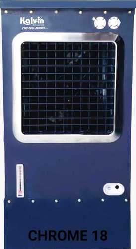 Floor Standing Blue Color, 220V Air Cooler Chrome 18 Liter For Air