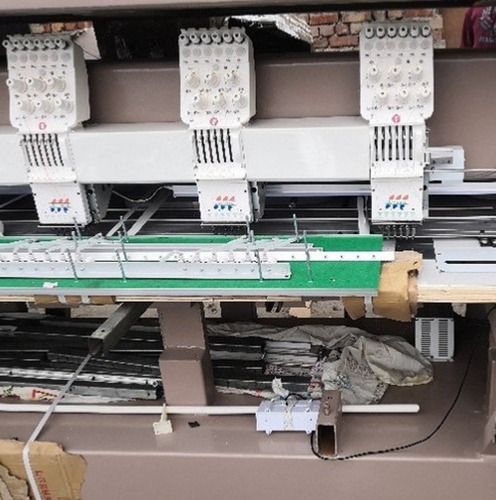 Industrial High Speed Automatic Flat Computerized Sequin Embroidery Machine, 220V