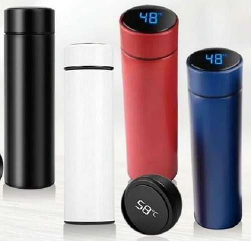 Non Brand Stainless Steel Led Temperature Flask For Office, Capacity 500 Ml