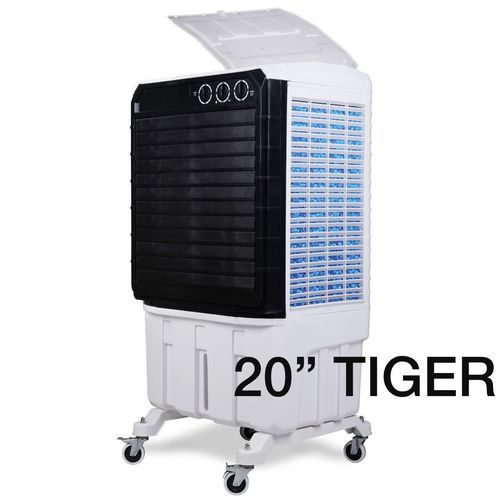 White Color, Floor Standing Electric 220v Tiger Air Cooler For Air