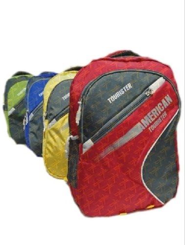 Comes In Various Colors Zipper Closure Type Very Spacious And Light Weight Polyester Stylish College Bag For Unisex Uses