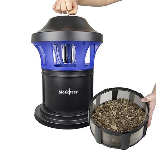 ABS Plastic Black Round Indoor Mosquito Trap