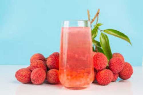 Hundred Percent Pure Lychee Juice Without Fat Packed In Plastic Bottle