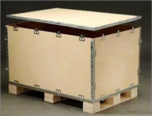 Lightweight Nail Less Plywood Boxes With Moisture Resistant In Rectangular Shape Size: As Per Customer