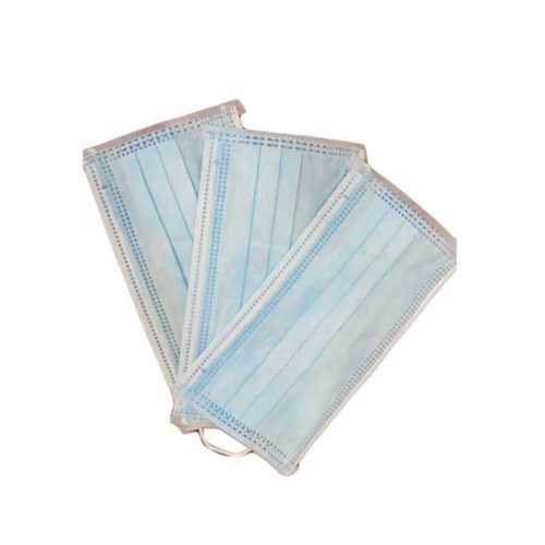 Single Use 3 Ply Non Woven Disposable Surgical Face Mask (Blue)