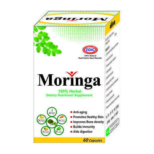 100% Herbal Moringa Capsules