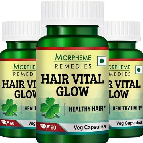 Anti-dandruff Hair Vital Glow Capsule With Bhringraj, Amla And Shikakai Extract