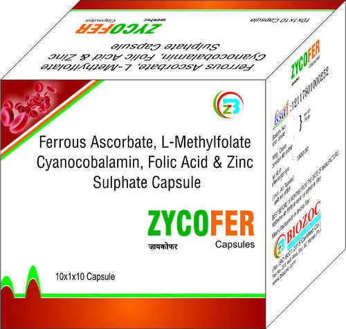 Ferrous Ascorbate With Cyanocobalamin Capsules