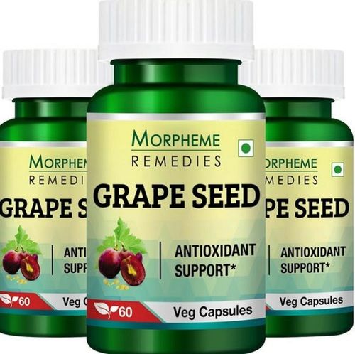 Herbal Antioxidant Support Grape Seed Extract Dietary Supplement Capsules