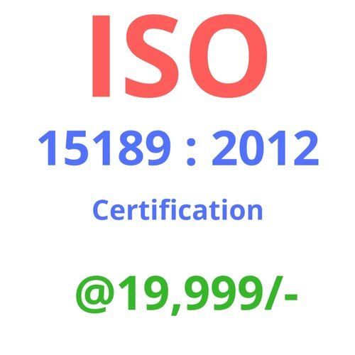 ISO 15189 : 2012 Certification Services