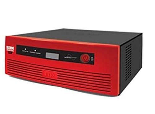 Red & Black Over Voltage Protection Pure Sine Wave Exide 1050 Home Ups 1Kva