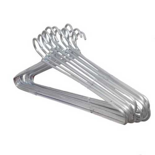 Grey Seven To Nine Inch Height Surface Coated Polished Mild Steel Laundry Hanger 