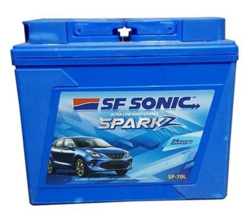 Sf Sonic Car Battery 65Ah With 44 Months Warranty For Automotive Industry Voltage: 12 Volt (V)