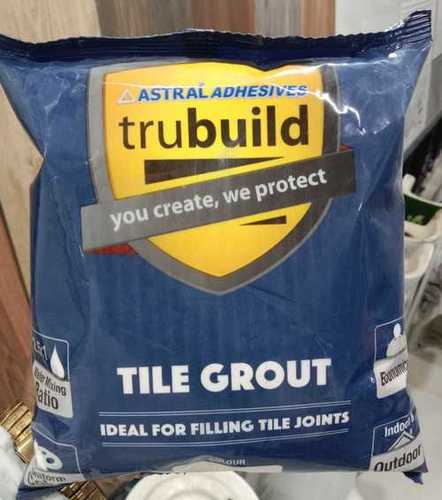 White Trubuild Adhesive Tile Grout Ideal For Filling Tile Joints