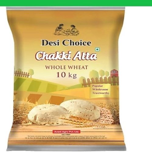 100% Pure And Fresh Whole Wheat Flour Chakki Atta, Pack Size 10 Kg