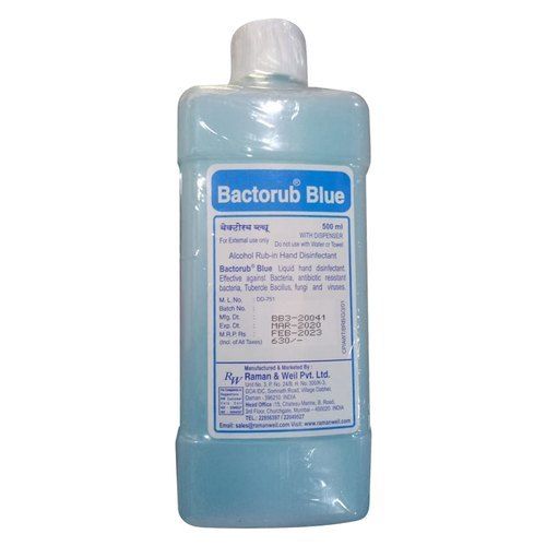 Bactorub Blue Hand Sanitizer 500ml Pack At Best Price In Ahmedabad Chamunda Surgical Agency