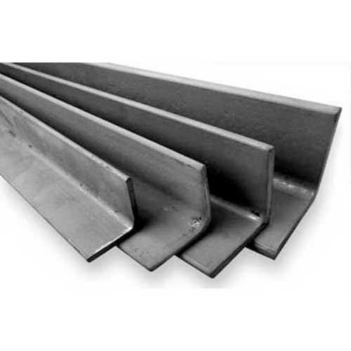 Black Construction Polished L Shaped Mild Steel Angle Upto Twelve Meter