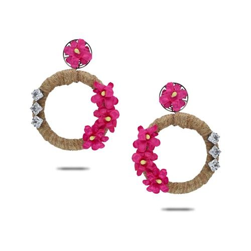 Fashionable And Exclusive Handmade Bombay Pastels Floral Earrings For Ladies Gender: Women