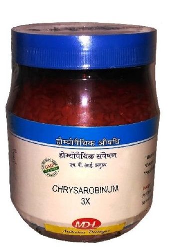 Homeopathic Chrysarobinum Tablets Cool And Dry Place