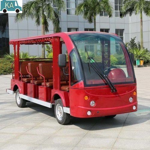 Maximum Speed 35-40 Kmph Four Wheel Type Battery Operated Fifteen Seater Shuttle Bus