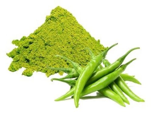 Natural Organic Green Chilli Powder Contain High Nutrition Grade: A