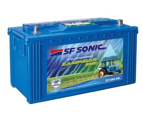 Ultra Low Maintenance Sz1080 88 L Sf Sonic Tractor Battery 88Ah With 3 Years Warranty Voltage: 12 Volt (V)