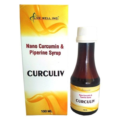 Nano Curcumin & Piperine Curculiv Syrup (100 Ml) Health Supplements