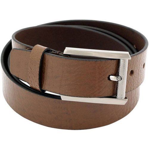 85 To 125 Cm Length Plain Design And Brown Color Men Formal Leather Belt With Zinc,Alloy Buckle