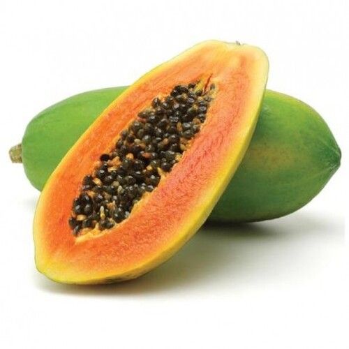 Easy To Digest Healthy Rich Delicious Natural Taste Green Fresh Papaya Origin: India