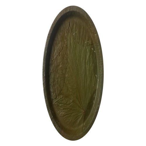 Brown Round Shape 14 Inch Areca Leaf Buffet Plates For Brithday And Weddings