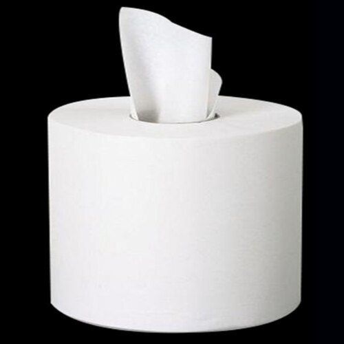 Size 20Cm Soft Comfortable Round Plain White Centrepull Kitchen Roll Application: Office & Hotel