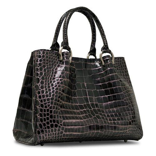 Very Spacious, Plain Design And Black Color Ladies Pu Handbag For Party Wear With Zipper Style Closure Design: Hand Bag