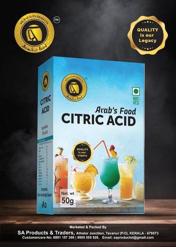 Arab Food Citric Acid Powder Suitable for all Types of Food Coloring Applications