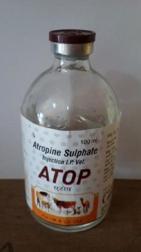 Atropine Sulphate Injection - Veterinary Injectable Liquid | Cool And Dry Storage, Prescription Required