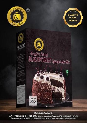 Black Forest Sponge Cake Mix Delicious Yummy Cake Made With Cherry Pit Flavour Pack Size: Small Size