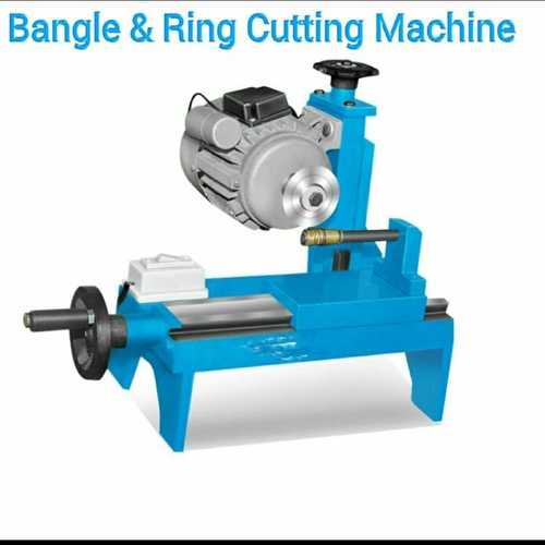 Metal Blue Color Manual Bangle And Ring Cutting Machine Packed In Wooden Box