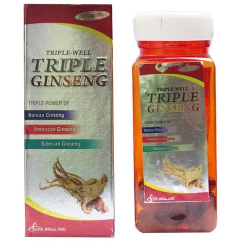 Live Well Inc. Triple Ginseng (30 Capsules)