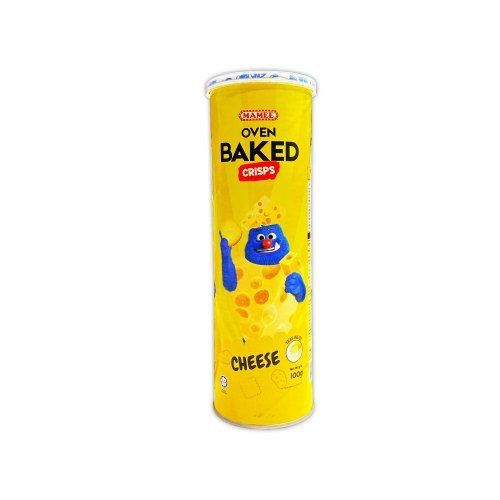 Mamee Oven Baked Thin Potato Biscuit Crisps Cheese 100G