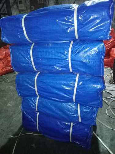 Roof, Tent And Truck Canopy Use Blue Hdpe Tarpaulin In Rectangular Shape Design Type: Standard