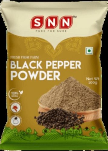 Fresh A Grade 100% Pure And Natural Black Pepper Powder, 100G For Cooking